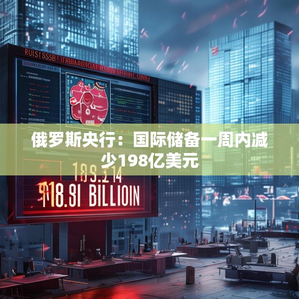俄罗斯央行：国际储备一周内减少198亿美元