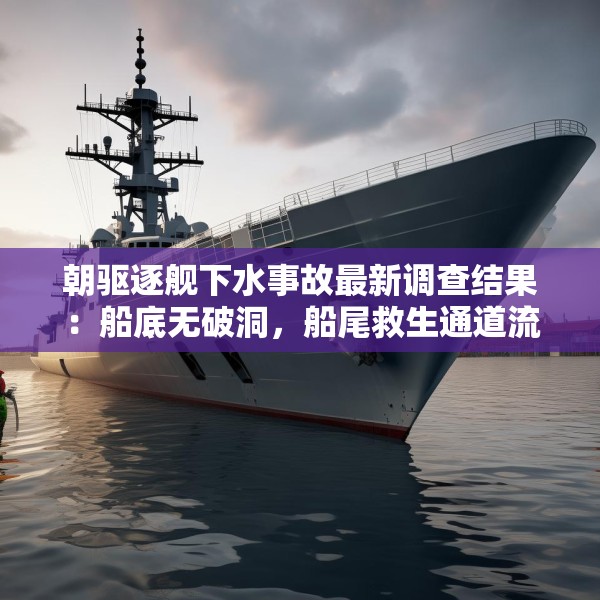 朝驱逐舰下水事故最新调查结果：船底无破洞，船尾救生通道流入海水