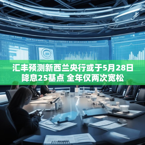 汇丰预测新西兰央行或于5月28日降息25基点 全年仅两次宽松