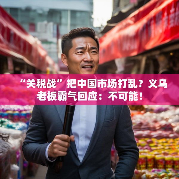 “关税战”把中国市场打乱？义乌老板霸气回应：不可能！