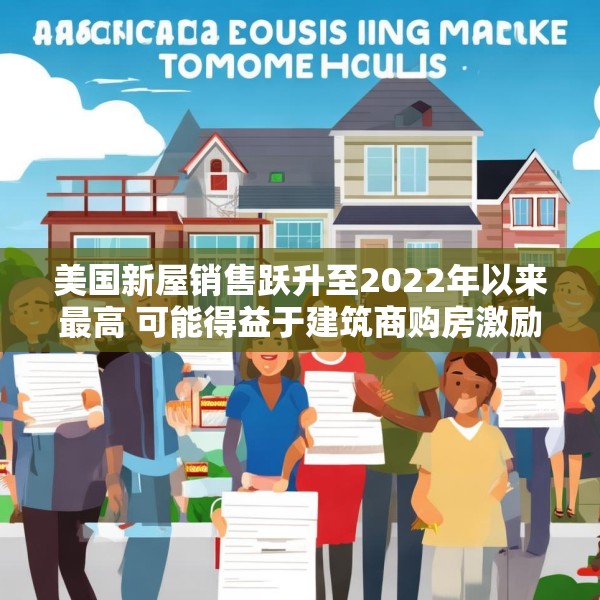 美国新屋销售跃升至2022年以来最高 可能得益于建筑商购房激励