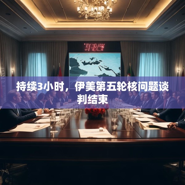 持续3小时，伊美第五轮核问题谈判结束