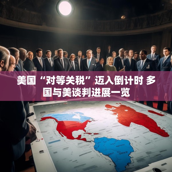 美国“对等关税”迈入倒计时 多国与美谈判进展一览