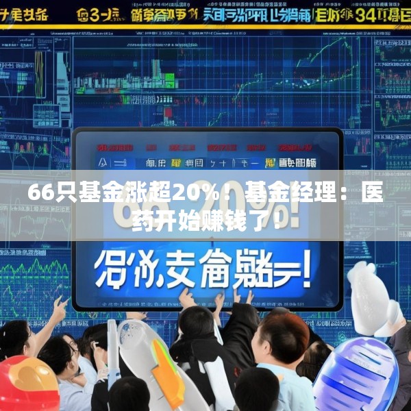66只基金涨超20%！基金经理：医药开始赚钱了！