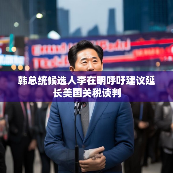 韩总统候选人李在明呼吁建议延长美国关税谈判