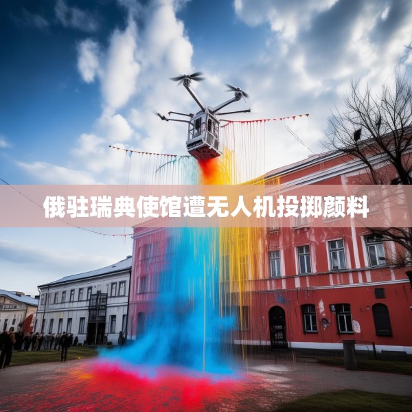 俄驻瑞典使馆遭无人机投掷颜料