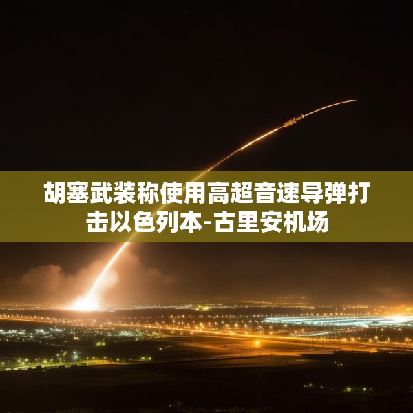 胡塞武装称使用高超音速导弹打击以色列本-古里安机场