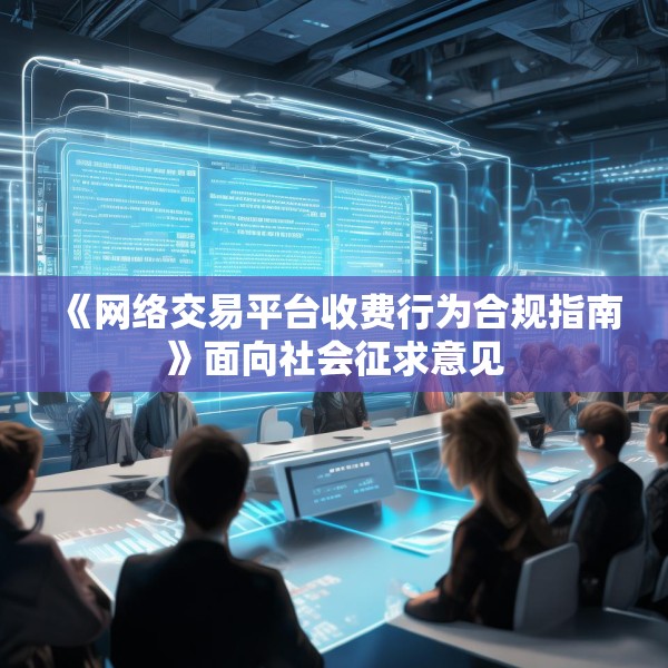 《网络交易平台收费行为合规指南》面向社会征求意见
