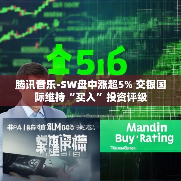 腾讯音乐-SW盘中涨超5% 交银国际维持“买入”投资评级