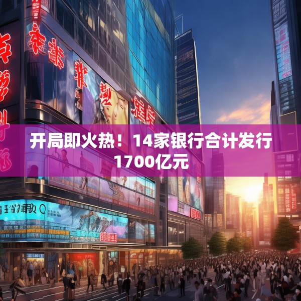 开局即火热！14家银行合计发行1700亿元