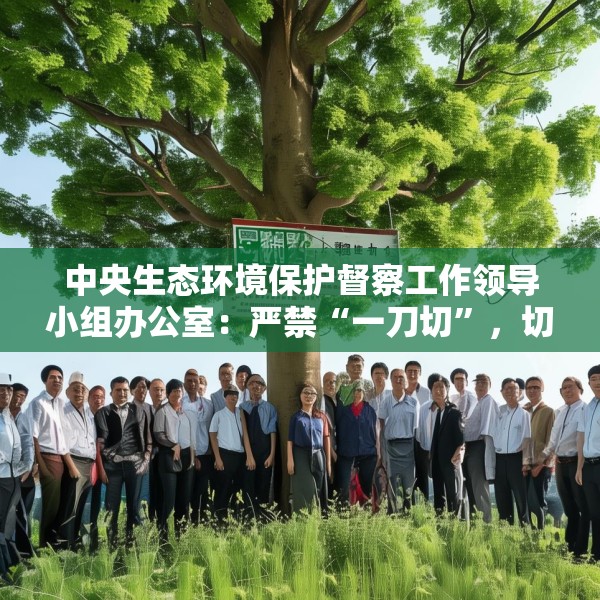 中央生态环境保护督察工作领导小组办公室：严禁“一刀切”，切实减轻基层负担
