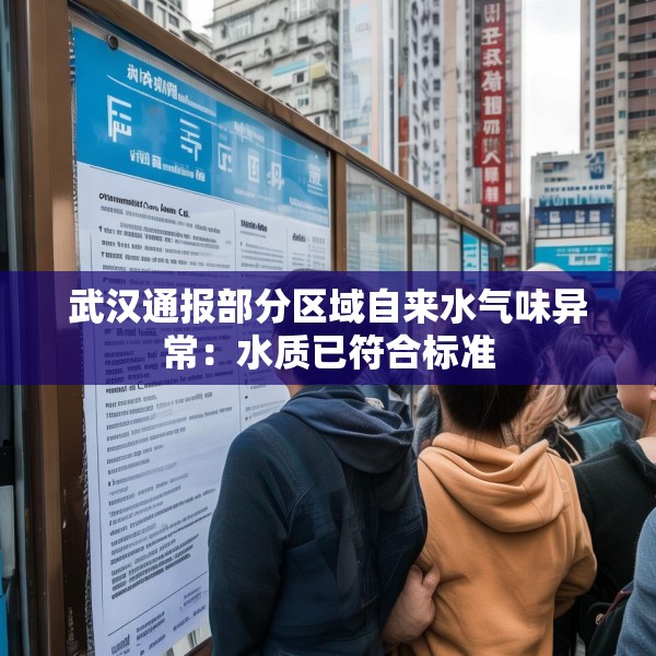 武汉通报部分区域自来水气味异常：水质已符合标准
