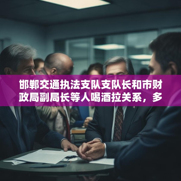 邯郸交通执法支队支队长和市财政局副局长等人喝酒拉关系，多人被处分