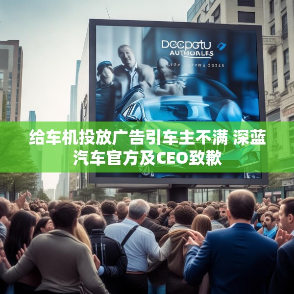 给车机投放广告引车主不满 深蓝汽车官方及CEO致歉