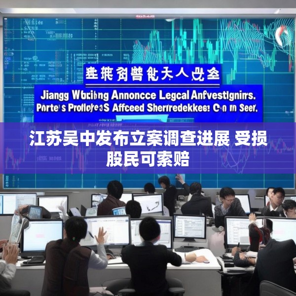 江苏吴中发布立案调查进展 受损股民可索赔
