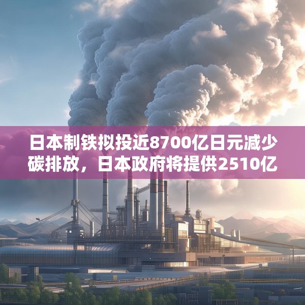 日本制铁拟投近8700亿日元减少碳排放，日本政府将提供2510亿日元补贴