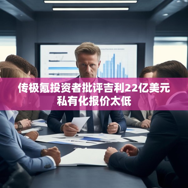 传极氪投资者批评吉利22亿美元私有化报价太低