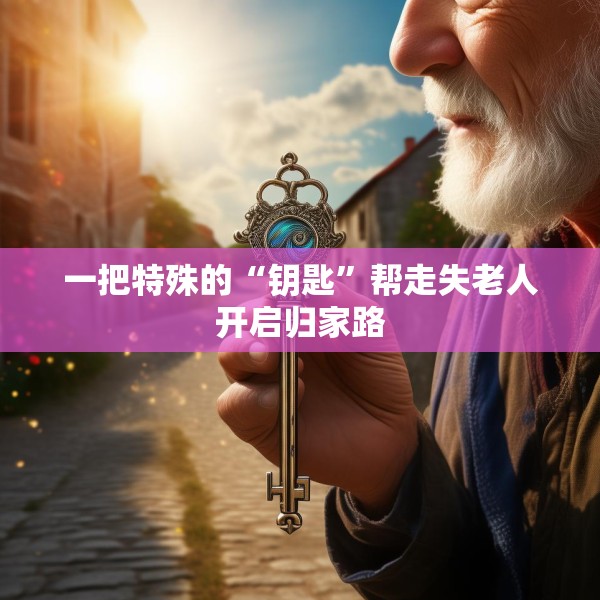 一把特殊的“钥匙”帮走失老人开启归家路