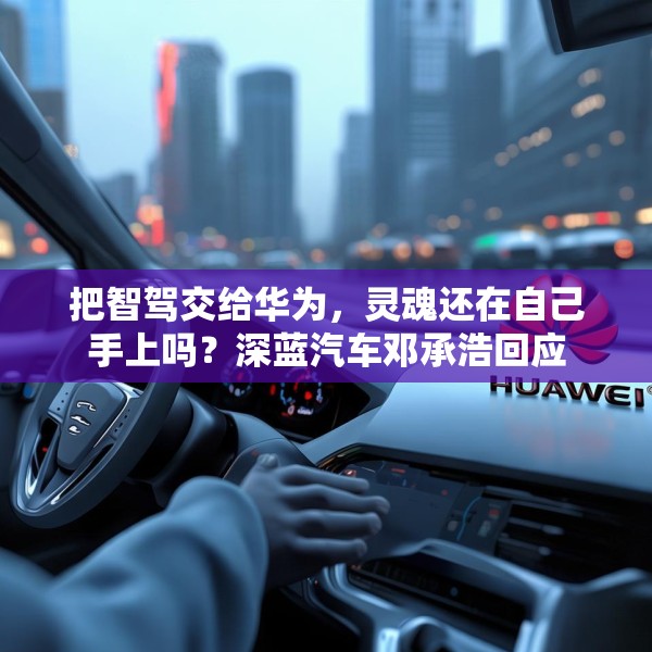 把智驾交给华为，灵魂还在自己手上吗？深蓝汽车邓承浩回应