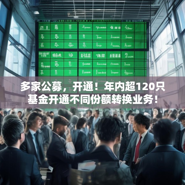 多家公募，开通！年内超120只基金开通不同份额转换业务！