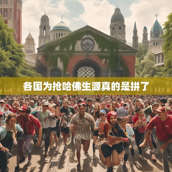 各国为抢哈佛生源真的是拼了