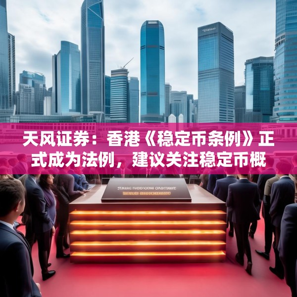 天风证券：香港《稳定币条例》正式成为法例，建议关注稳定币概念相关标的