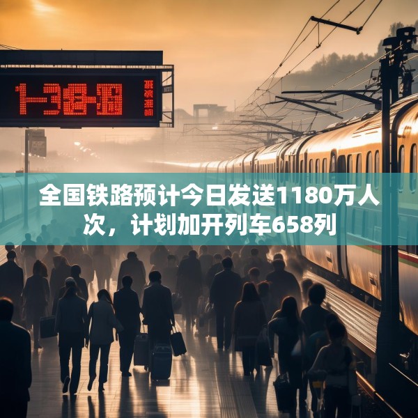 全国铁路预计今日发送1180万人次，计划加开列车658列