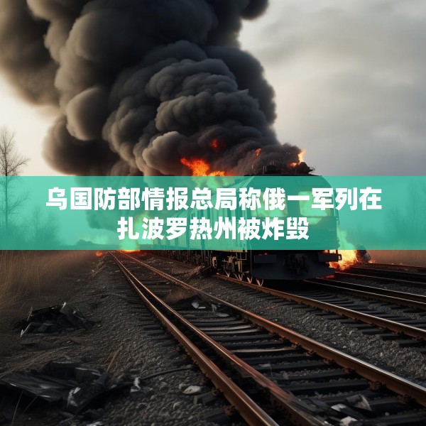 乌国防部情报总局称俄一军列在扎波罗热州被炸毁
