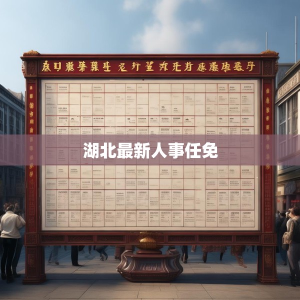 湖北最新人事任免