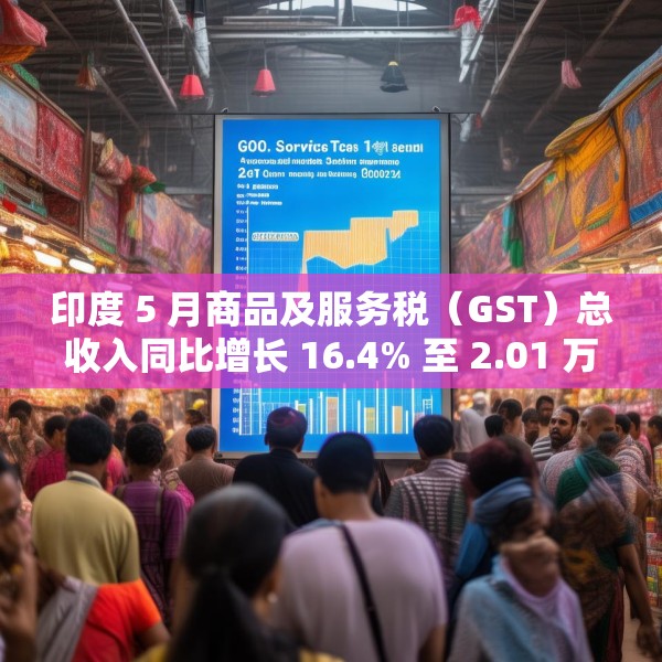 印度 5 月商品及服务税（GST）总收入同比增长 16.4% 至 2.01 万亿卢比