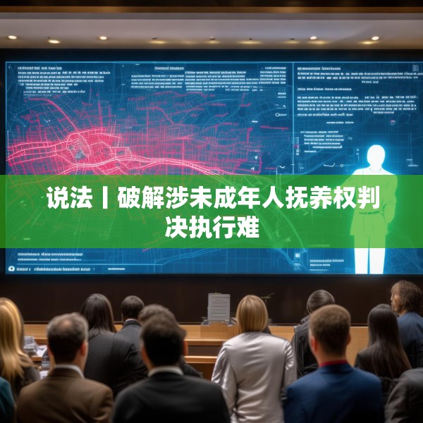 说法丨破解涉未成年人抚养权判决执行难