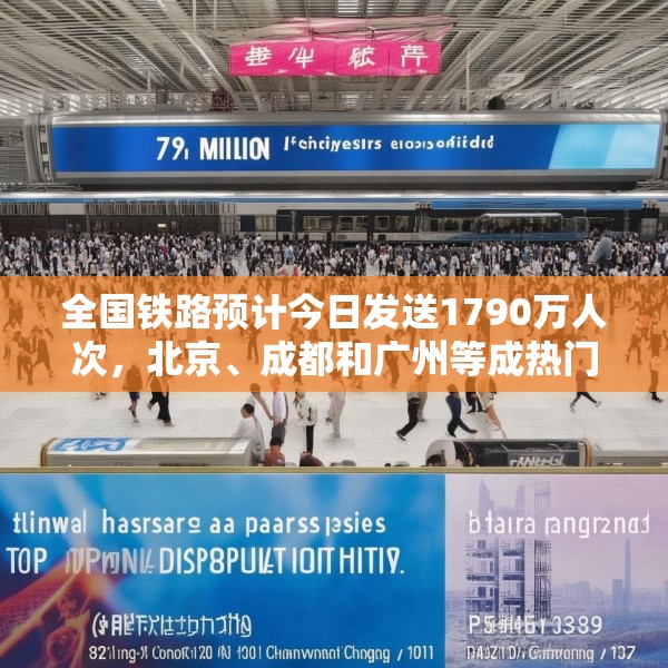 全国铁路预计今日发送1790万人次，北京、成都和广州等成热门出发城市
