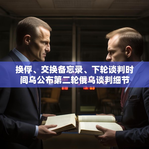 换俘、交换备忘录、下轮谈判时间乌公布第二轮俄乌谈判细节