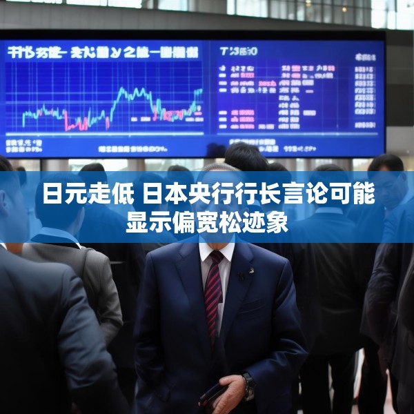 日元走低 日本央行行长言论可能显示偏宽松迹象