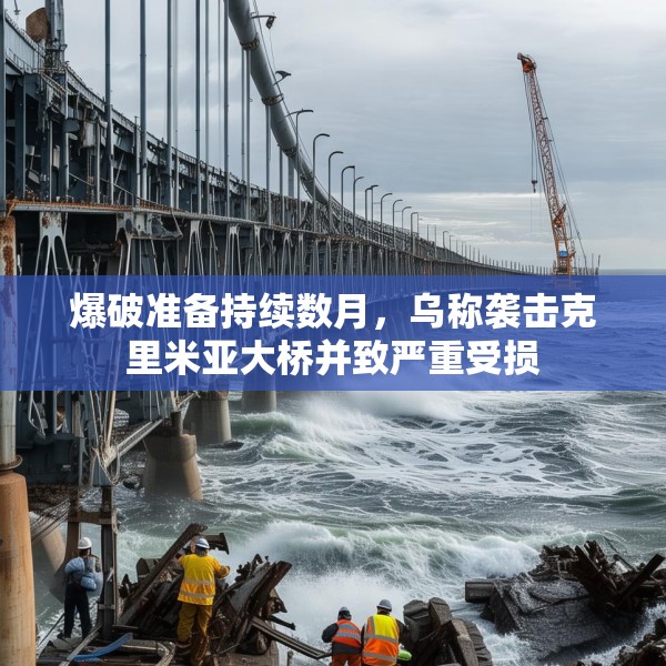爆破准备持续数月，乌称袭击克里米亚大桥并致严重受损