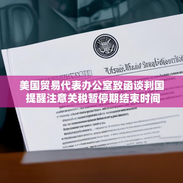 美国贸易代表办公室致函谈判国 提醒注意关税暂停期结束时间