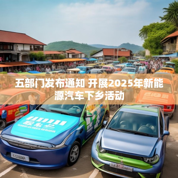 五部门发布通知 开展2025年新能源汽车下乡活动