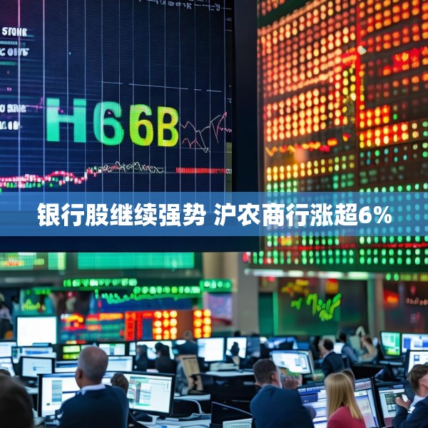 银行股继续强势 沪农商行涨超6%