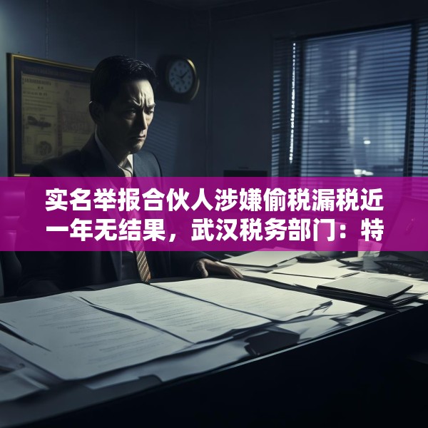 实名举报合伙人涉嫌偷税漏税近一年无结果，武汉税务部门：特殊情况检查可延期