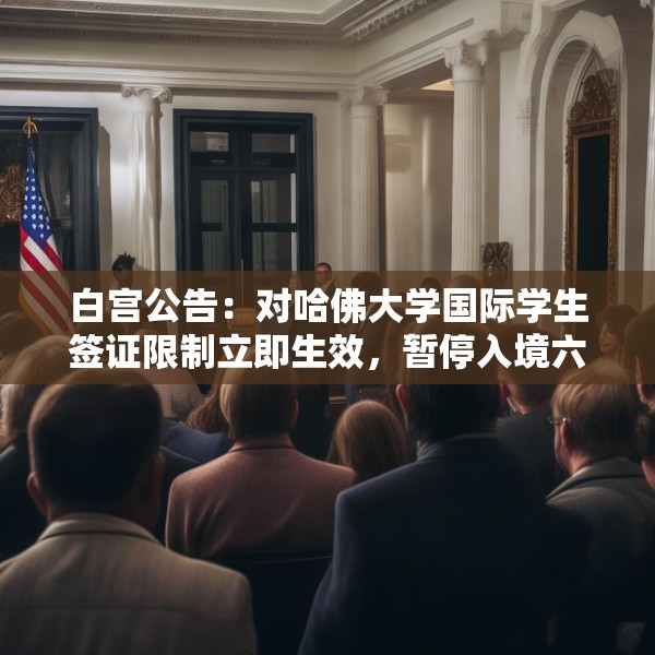 白宫公告：对哈佛大学国际学生签证限制立即生效，暂停入境六个月
