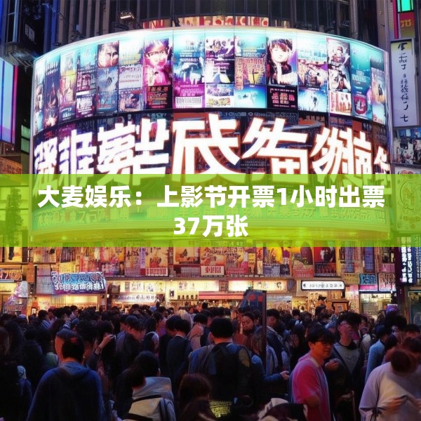 大麦娱乐：上影节开票1小时出票37万张