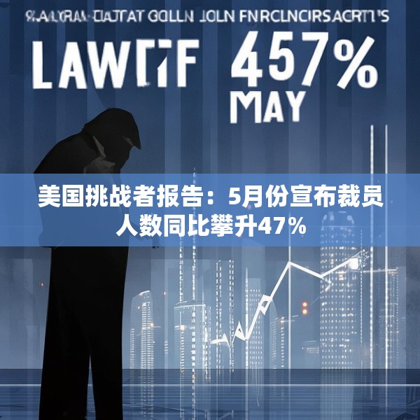 美国挑战者报告：5月份宣布裁员人数同比攀升47%