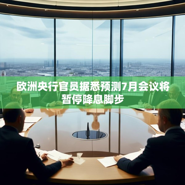 欧洲央行官员据悉预测7月会议将暂停降息脚步