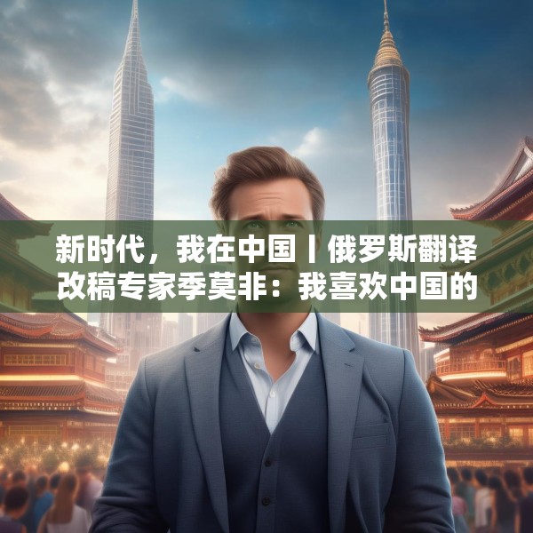 新时代，我在中国丨俄罗斯翻译改稿专家季莫非：我喜欢中国的发展活力