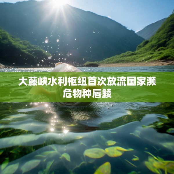 大藤峡水利枢纽首次放流国家濒危物种唇鲮