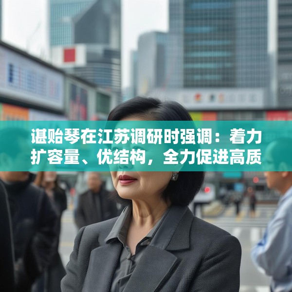 谌贻琴在江苏调研时强调：着力扩容量、优结构，全力促进高质量充分就业