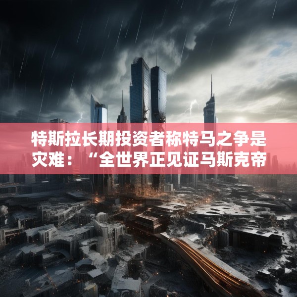 特斯拉长期投资者称特马之争是灾难：“全世界正见证马斯克帝国的瓦解”