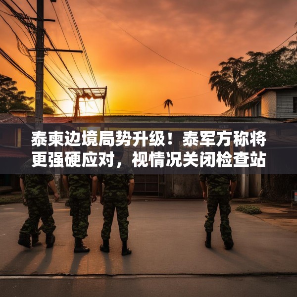 泰柬边境局势升级！泰军方称将更强硬应对，视情况关闭检查站