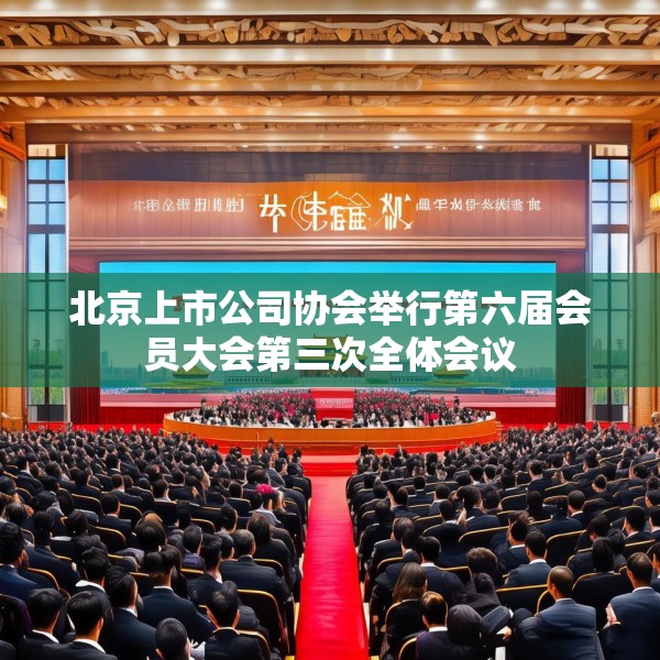 北京上市公司协会举行第六届会员大会第三次全体会议