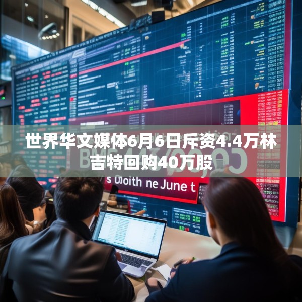 世界华文媒体6月6日斥资4.4万林吉特回购40万股
